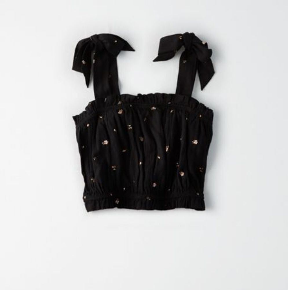 AE Printed Crop Top